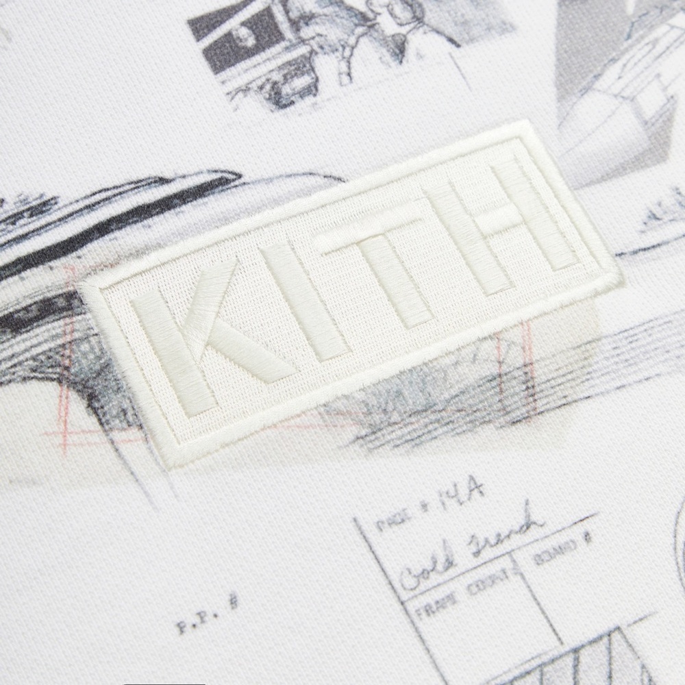 KITH STARWARS Sketches Hoodie White Size Small - Picture 3 of 6